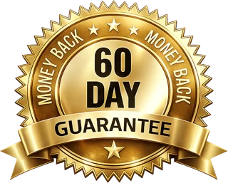 60 day money back guarantee seal